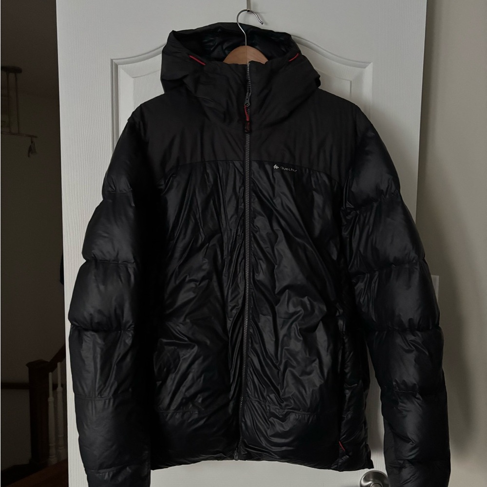 Quechua Men's Dark Puffer Jacket